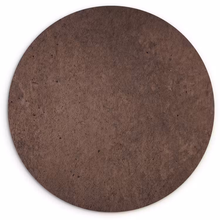 Textuur - Beton - Abstract - Donker - Bruin Wandcirkel kunststof plaat 5mm dik klein -3d