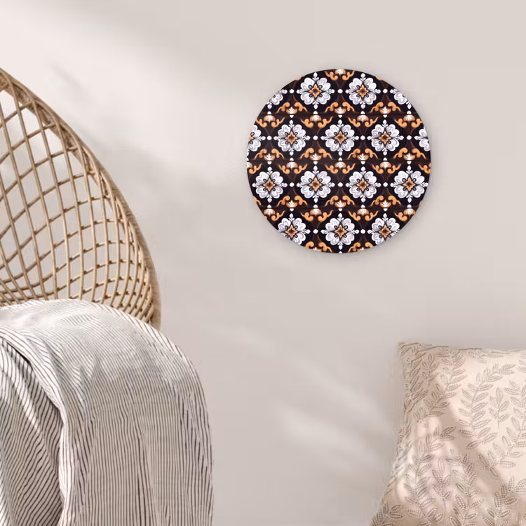 traditioneel - Element - Kleurrijk Wandcirkel kunststof plaat 5mm dik klein 188 -sfeer5