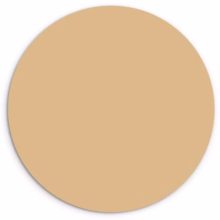Warm - Sand - Nude Wandcirkel kunststof plaat 5mm dik klein 188 -3d