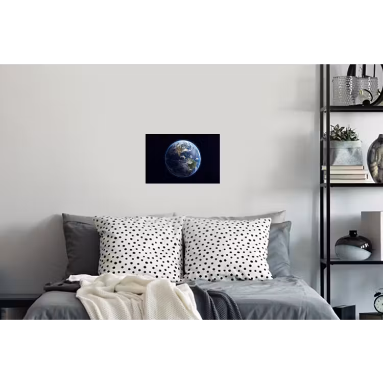 Muursticker - Aarde - Ruimte - Kosmos - Aarde - Ruimte - Kosmos Muursticker klein
