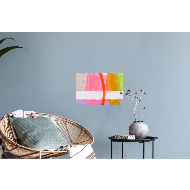 Abstract - Kleurrijk - Vormen - Modern - Kunst Muursticker klein -plant