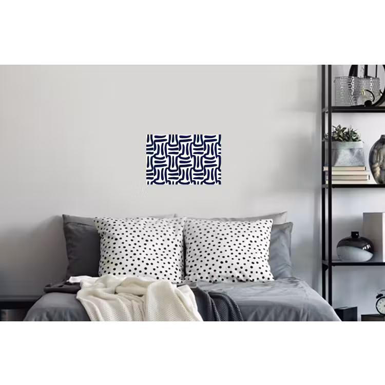 Abstract - Modern - Blauw Muursticker klein 286 -slaapkamer