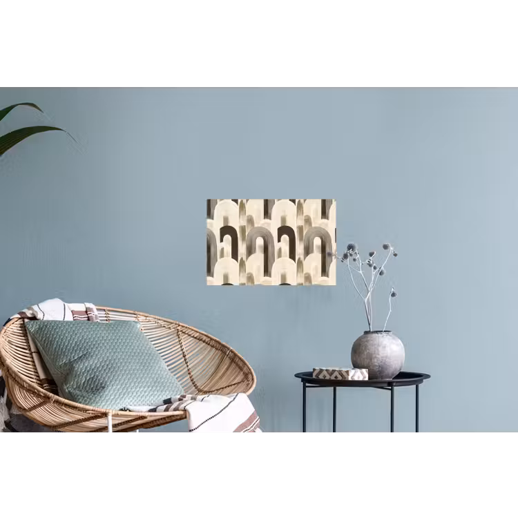 Abstract - Patroon - Bogen Muursticker klein 286 -plant