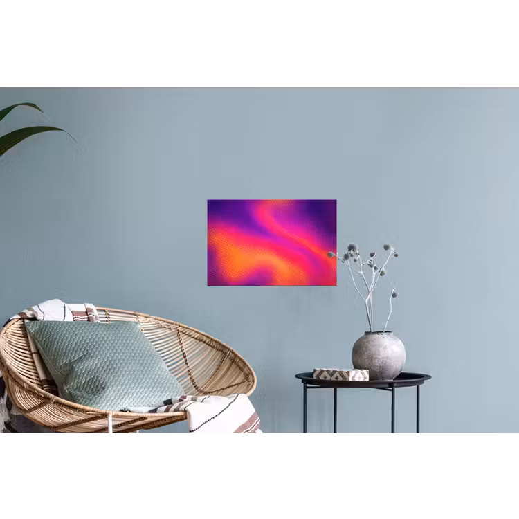 Abstract - Patroon - Kleurverloop Muursticker klein -plant
