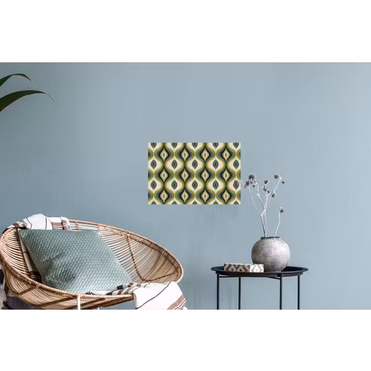 Abstract - Ritmisch - Groen Muursticker klein 286 -plant