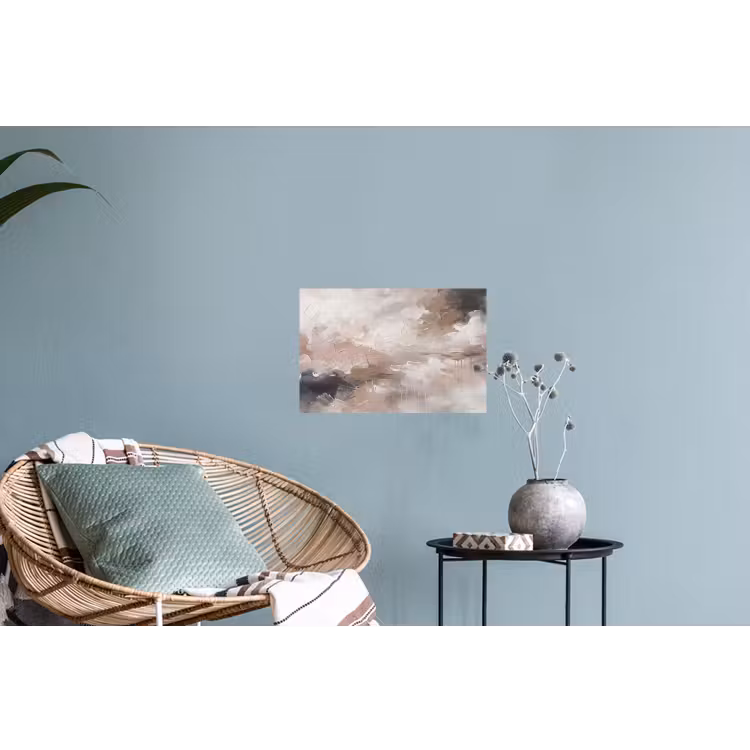Abstract - Textuur - Kunst - Modern - Beige Muursticker klein -plant