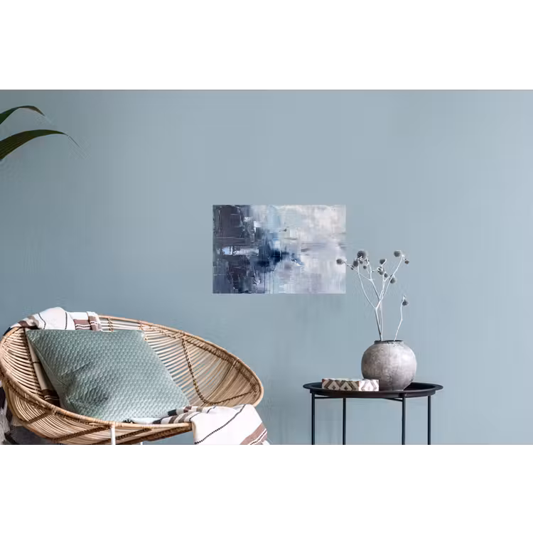 Abstract - Textuur - Kunst - Modern - Blauw Muursticker klein -plant