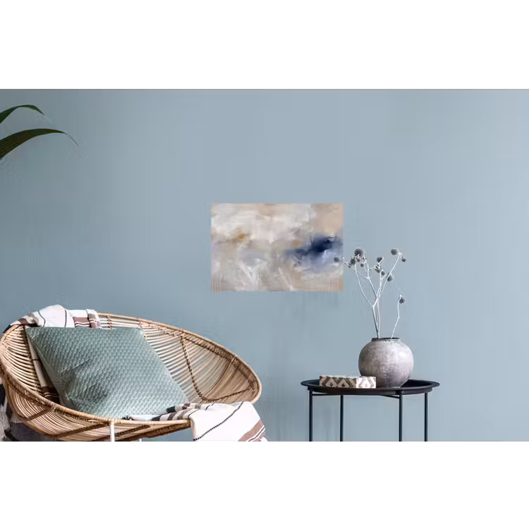 Abstract - Wolken - Sfeer - Modern - Beige Muursticker klein -plant