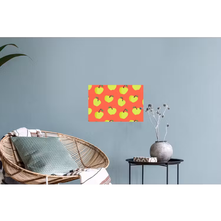 Appels - Modern - Groen Muursticker klein 286 -plant