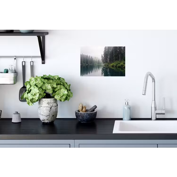 Bergen - Meer - Bos Muursticker klein -keuken
