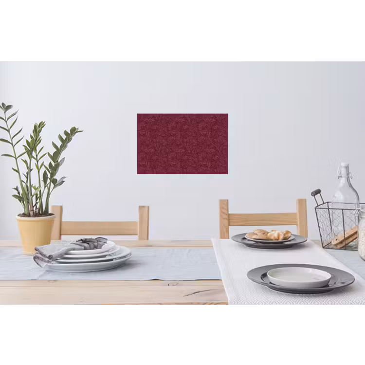 Bladeren - Patroon - Paars Muursticker klein 286 -eettafel