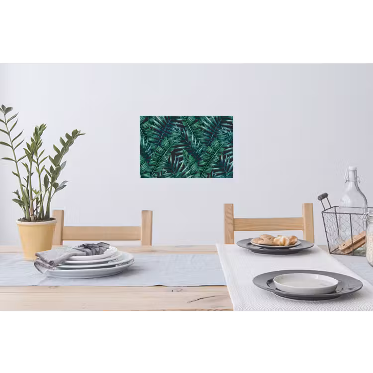 Bladeren - Tropical - Jungle Muursticker klein -eettafel