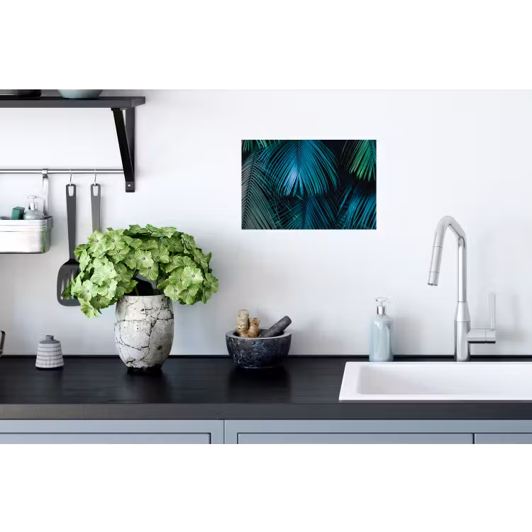 Bladeren - Tropisch - Jungle - Natuur Muursticker klein -keuken
