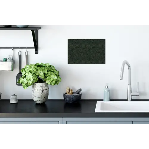 Bloemen - Lijnen - Groen Muursticker klein 286 -keuken