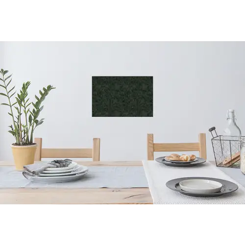 Bloemen - Lijnen - Groen Muursticker klein 286 -eettafel
