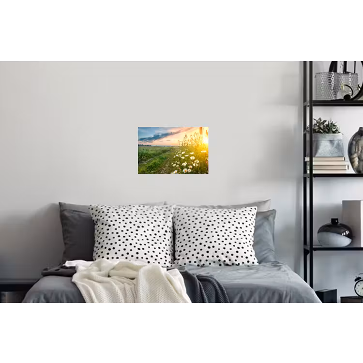 Bloemen - Madelief - Natuur Muursticker klein -slaapkamer