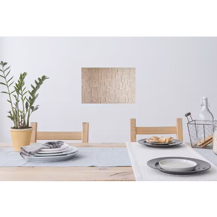 Boekpagina - Collage - Literatuur - Vintage - Beige Muursticker klein -eettafel