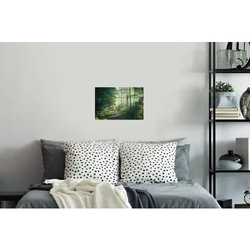 Bos - Pad - Zon - Bomen - Groen - Natuur Muursticker klein -slaapkamer