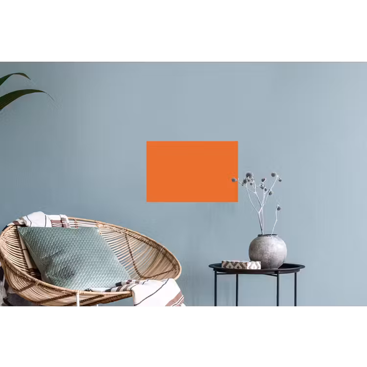 Burnt - Sienna - Oranje Muursticker klein 286 -plant