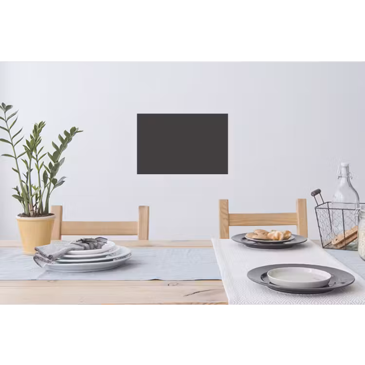 Charcoal - Grijs- Grey Muursticker klein 286 -eettafel