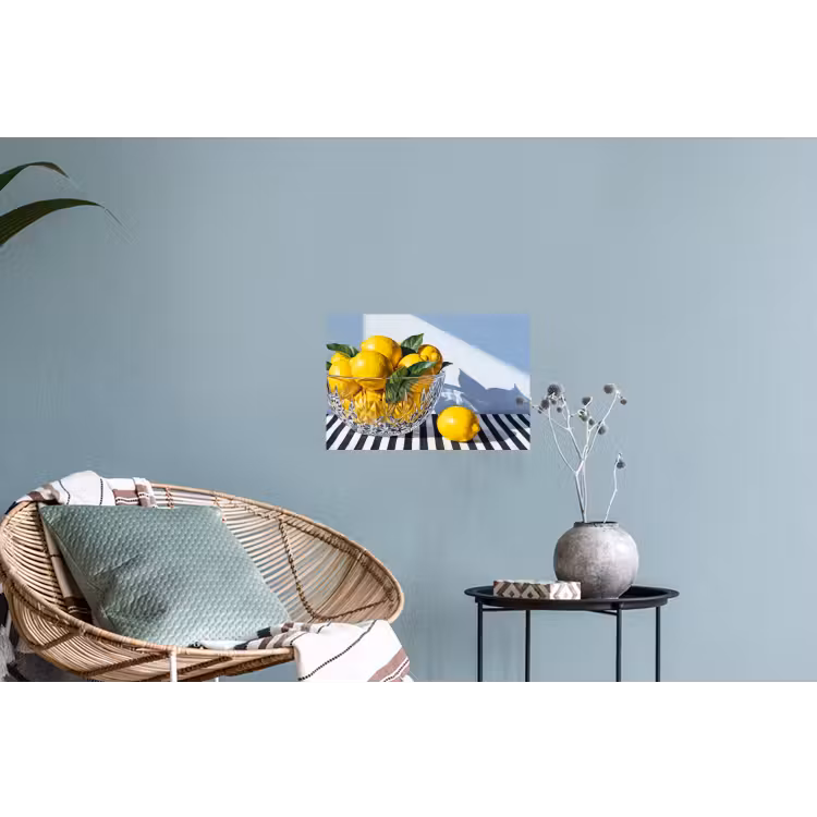 Muursticker - Citroenen - Fruit - Geel - Citroenen - Fruit - Geel Muursticker klein