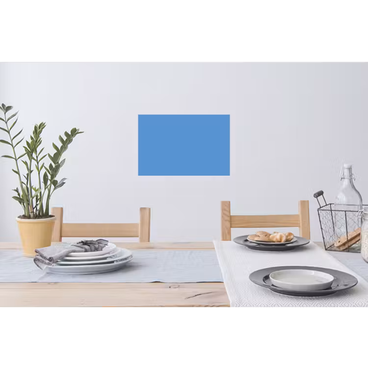 Cornflower - Blue - Blauw Muursticker klein 286 -eettafel