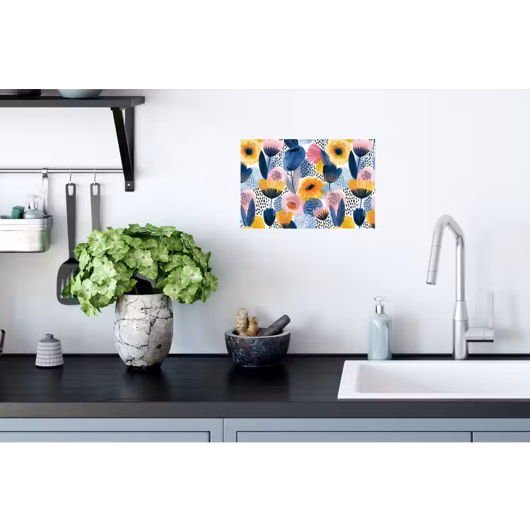 Creatief - Patroon - Kleurrijk Muursticker klein 286 -keuken