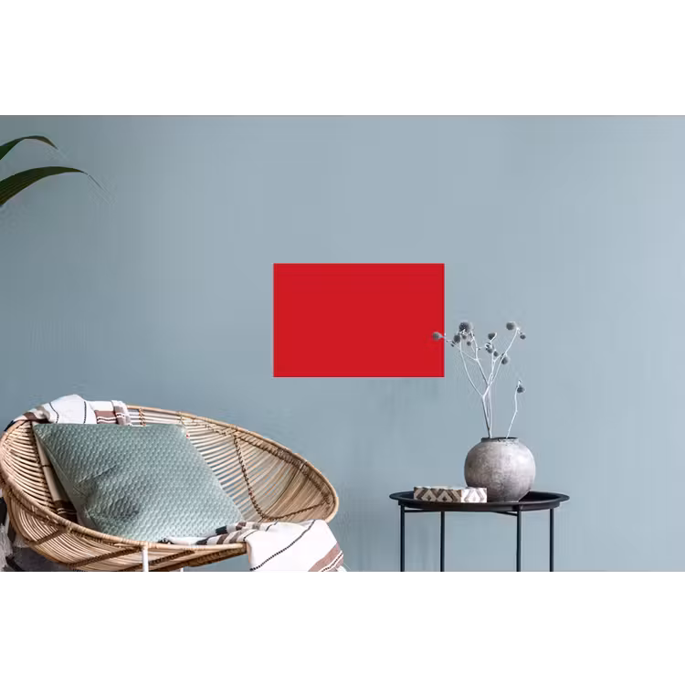 Crimson - Velvet - Rood Muursticker klein 286 -plant