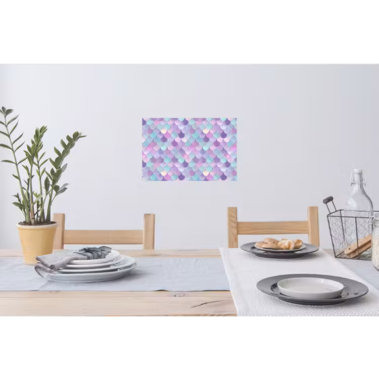 Dromerig - Zeemeermin - Pastel Muursticker klein 286 -eettafel