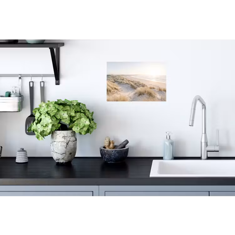 Duinen - Strand - Beige Muursticker klein -keuken