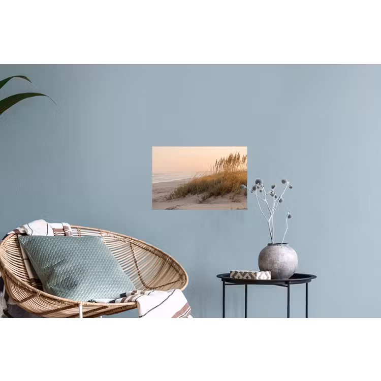 Duinlandschap - Zonsondergang - Strand Muursticker klein -plant