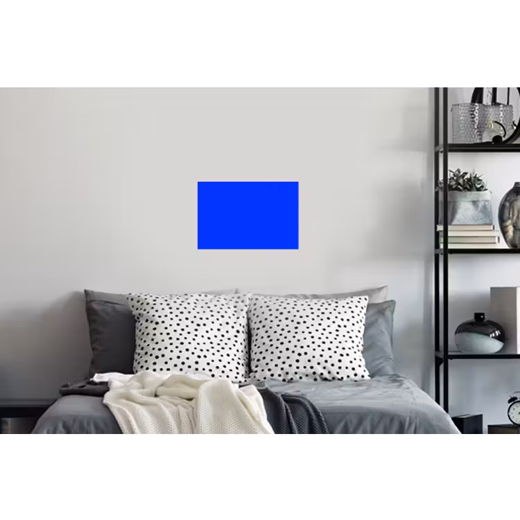 Electric - Blue - Blauw Muursticker klein 286 -slaapkamer