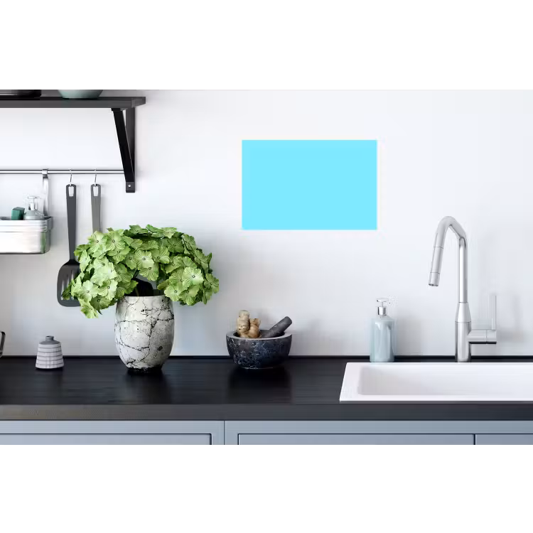 Electric - Cyan - Blauw Muursticker klein 286 -keuken