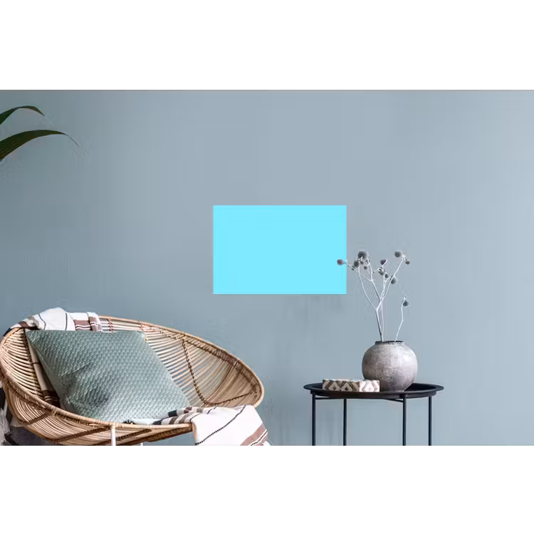 Electric - Cyan - Blauw Muursticker klein 286 -plant