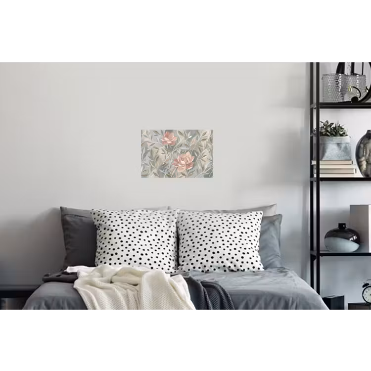 Elegant - Romantiek - Roze Muursticker klein -slaapkamer