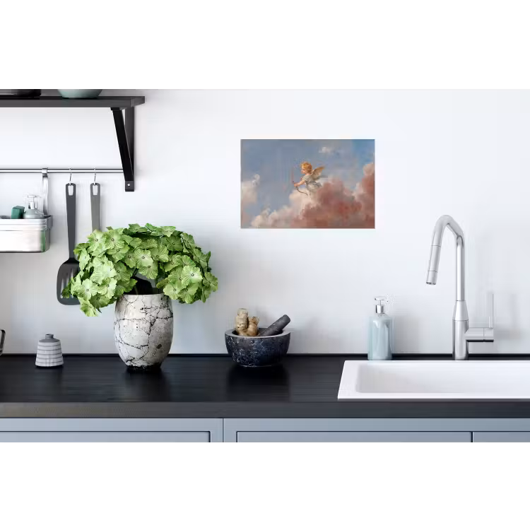 Engel - Pijl en boog - Mythologie - Klassiek Muursticker klein -keuken