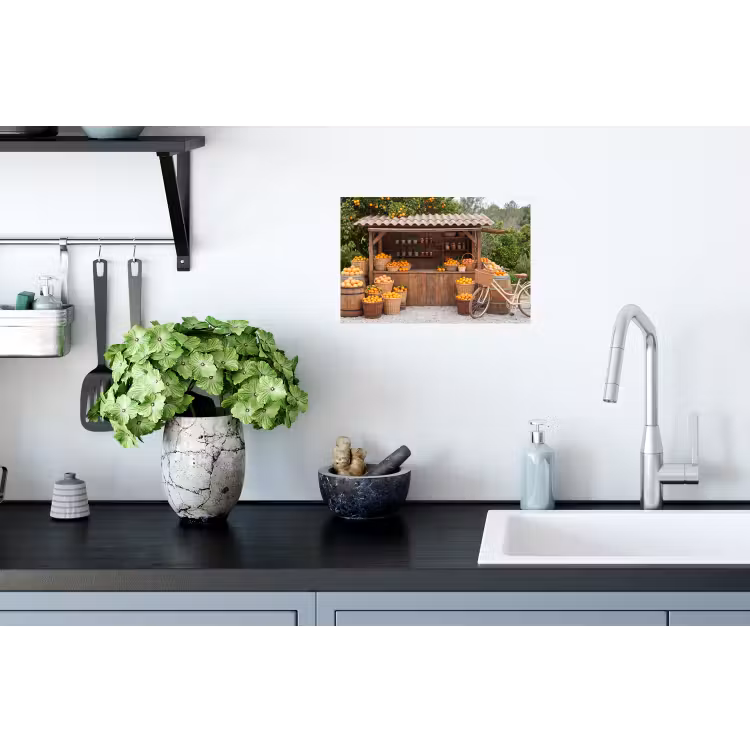 Muursticker - Fruit - Markt - Landelijk - Fruit - Markt - Landelijk Muursticker klein