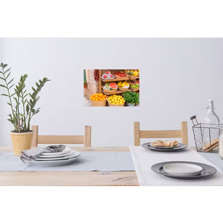 Muursticker - Fruit - Markt - Vers - Fruit - Markt - Vers Muursticker klein