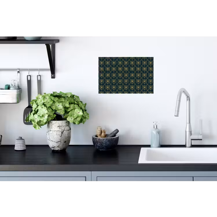 Geometrisch - Elegant - Groen Muursticker klein 286 -keuken