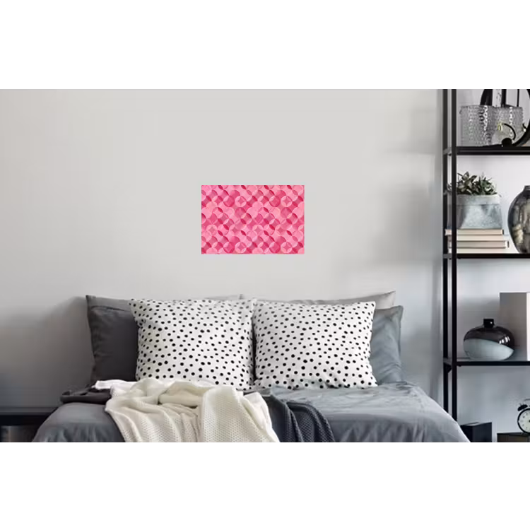 Geometrisch - Mozaïek - Modern - Roze Muursticker klein 286 -slaapkamer