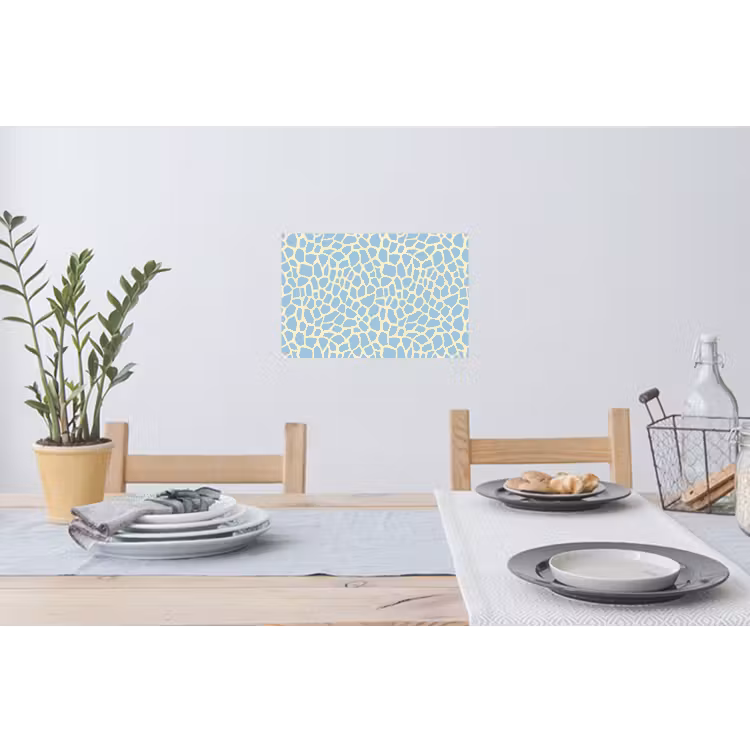 Giraf - Modern - Blauw Muursticker klein 286 -eettafel