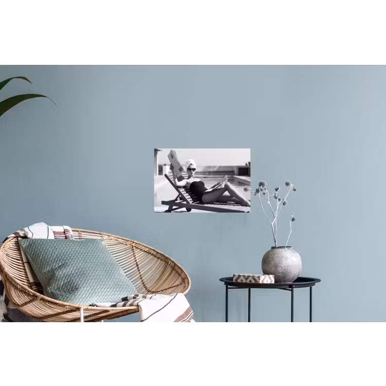 Glamour - Modern - Zwart - Wit Muursticker klein -plant