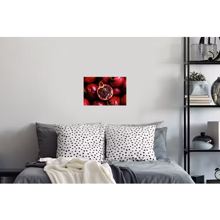 Granaatappel - Rood - Fruit Muursticker klein -slaapkamer