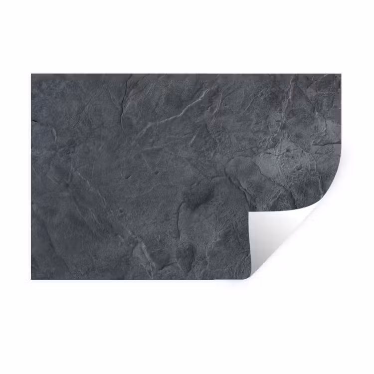 Grijs - Beton - Leisteen - Structuur - Retro Muursticker klein -3d