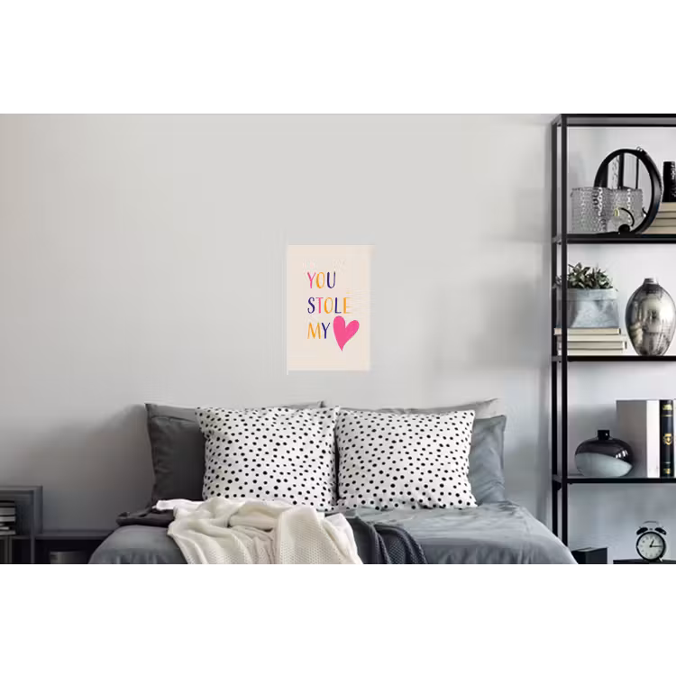 Hart - Valentijn - Tekst Muursticker klein -slaapkamer