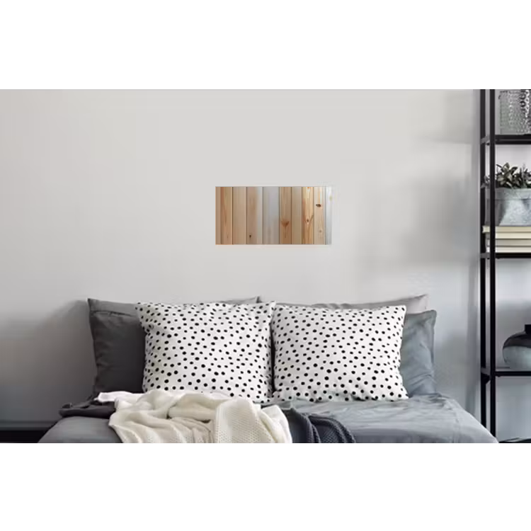 Hout - Planken - Licht Muursticker klein -slaapkamer