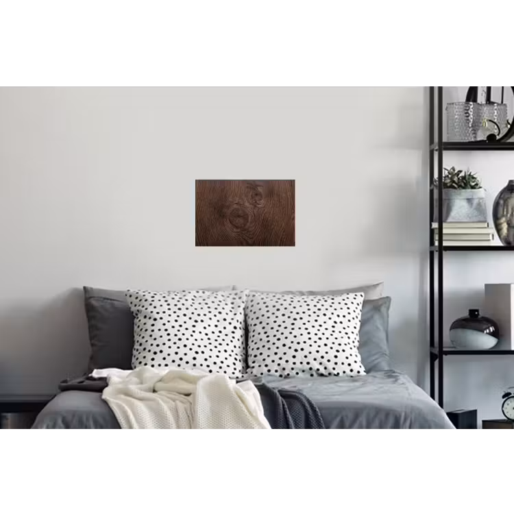 Houtnerf - Textuur - Patroon - Bruin - Rustiek Muursticker klein -slaapkamer