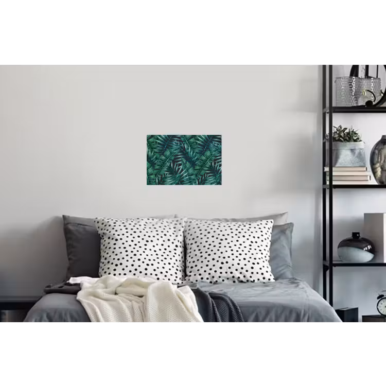Jungle - Bladeren - Tropisch Muursticker klein -slaapkamer