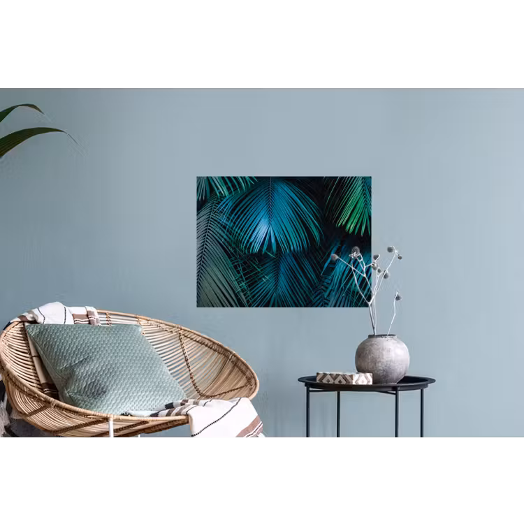 Inductie mat - Jungle - Inductie beschermer - Palmblad - Natuur Muursticker klein -plant