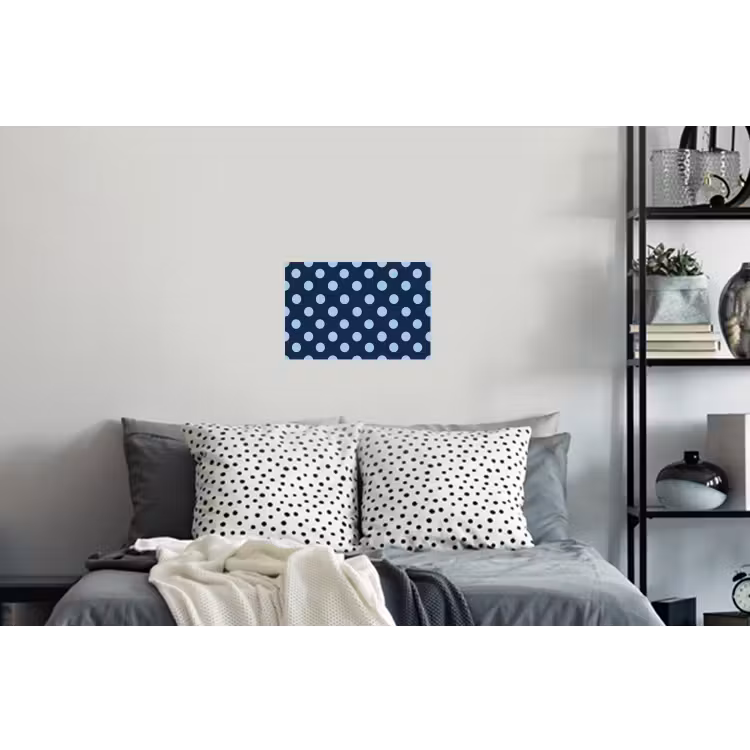 Klassiek - Dots - Blauw Muursticker klein 286 -slaapkamer